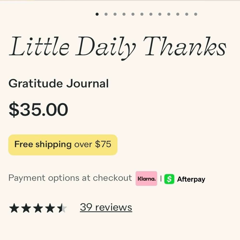 Papier Little Daily Thanks Gratitude Journal - Picture 7 of 7